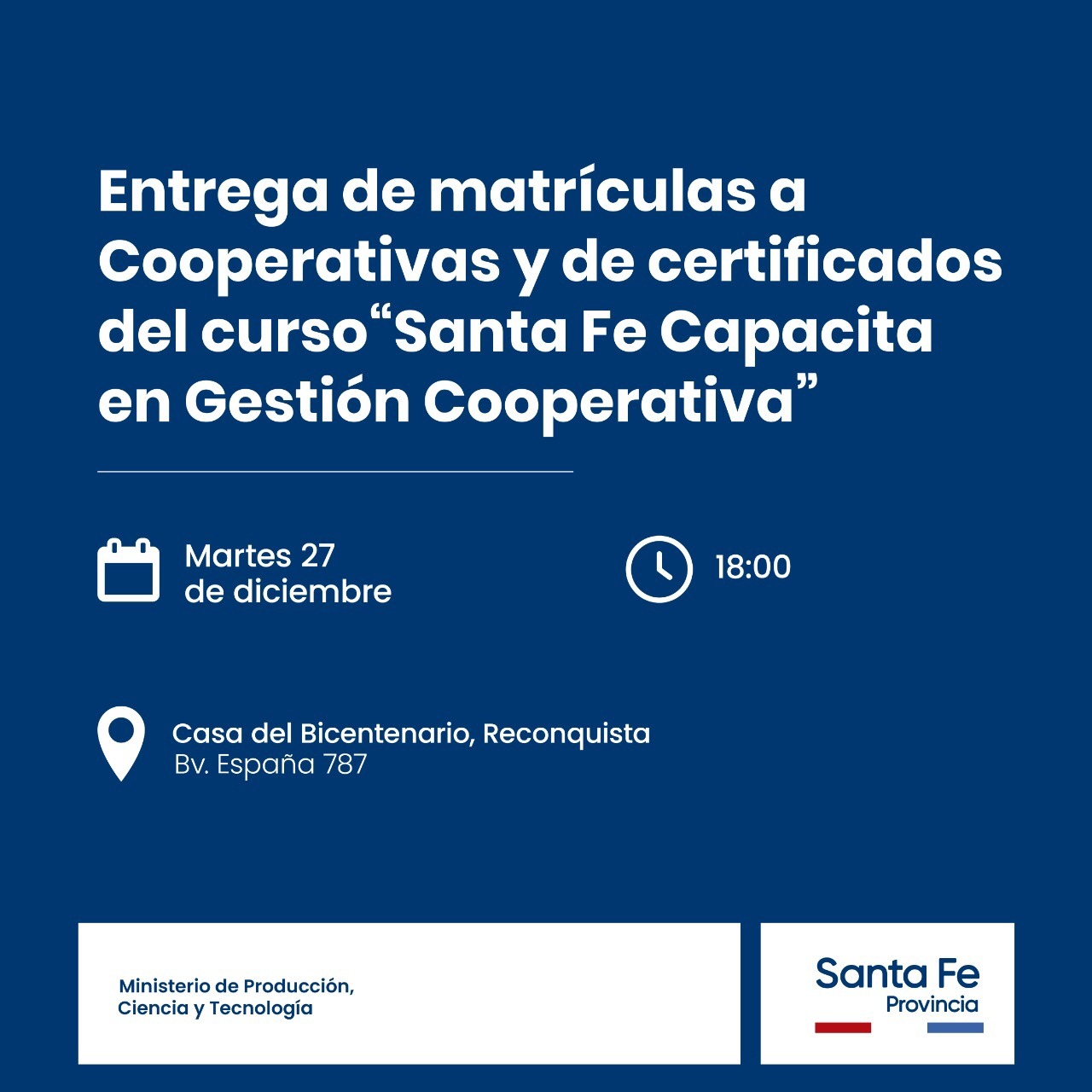 Entregan matrículas a cooperativas en Reconquista