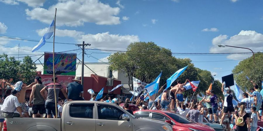Malabrigo celebró el triunfo de Argentina
