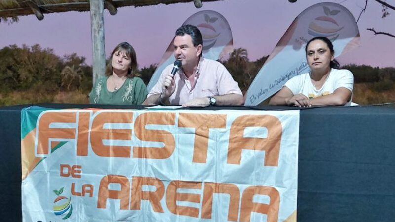 Presentaron la Fiesta Regional de la Arena Blanca 2023