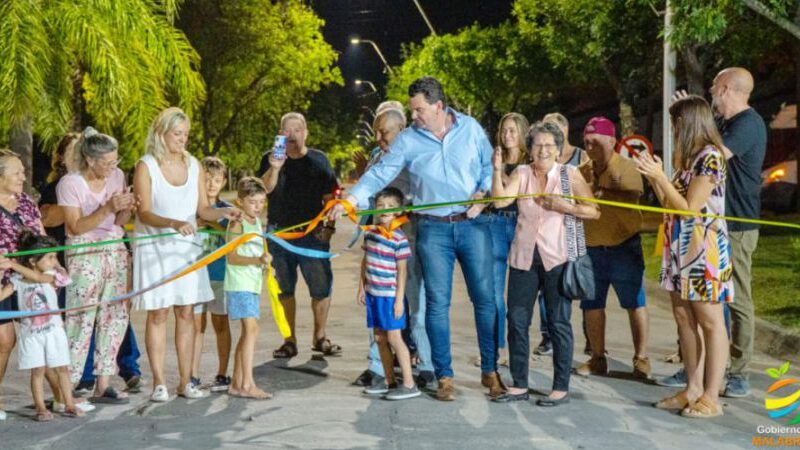 Malabrigo: Se inauguró la iluminación led en Av 18 de junio