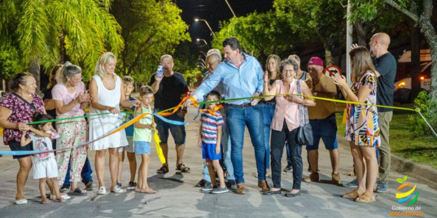 Malabrigo: Se inauguró la iluminación led en Av 18 de junio