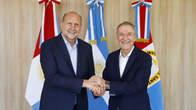Perotti y Schiaretti avanzan con la obra del acueducto biprovincial