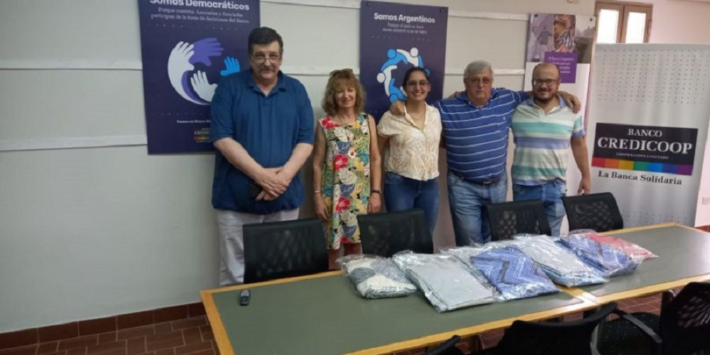 El Banco Credicoop realizó una donación al Buen Samaritano