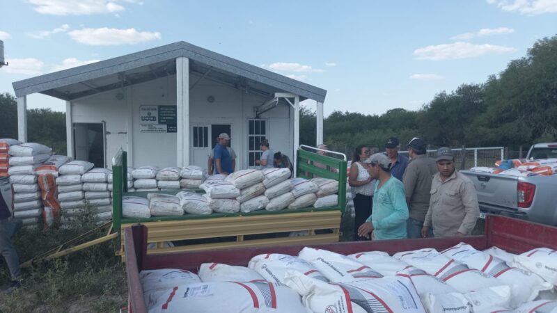 La provincia entregó más de 100 toneladas de maíz en Vera
