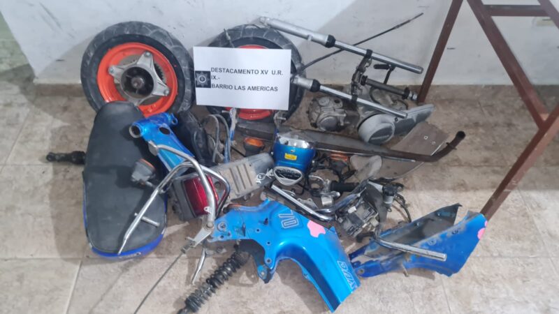 Policiales| Encuentran moto robada en Reconquista