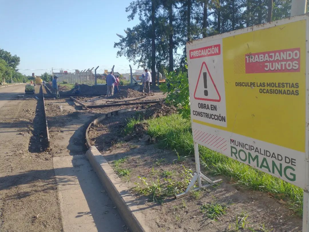 Avanzan las obras en los barrios de Romang