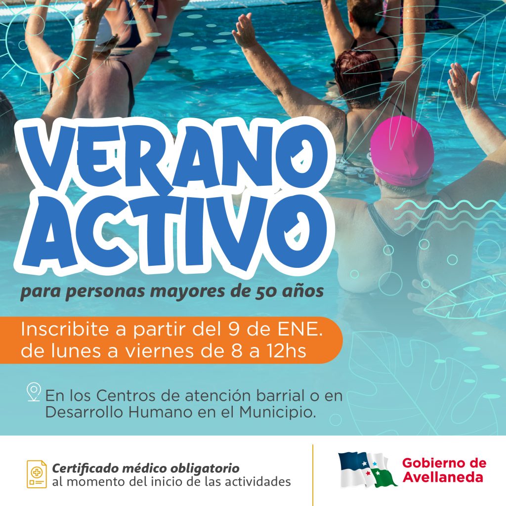 Incriben para «Verano Activo. Es para mayores de 50 años