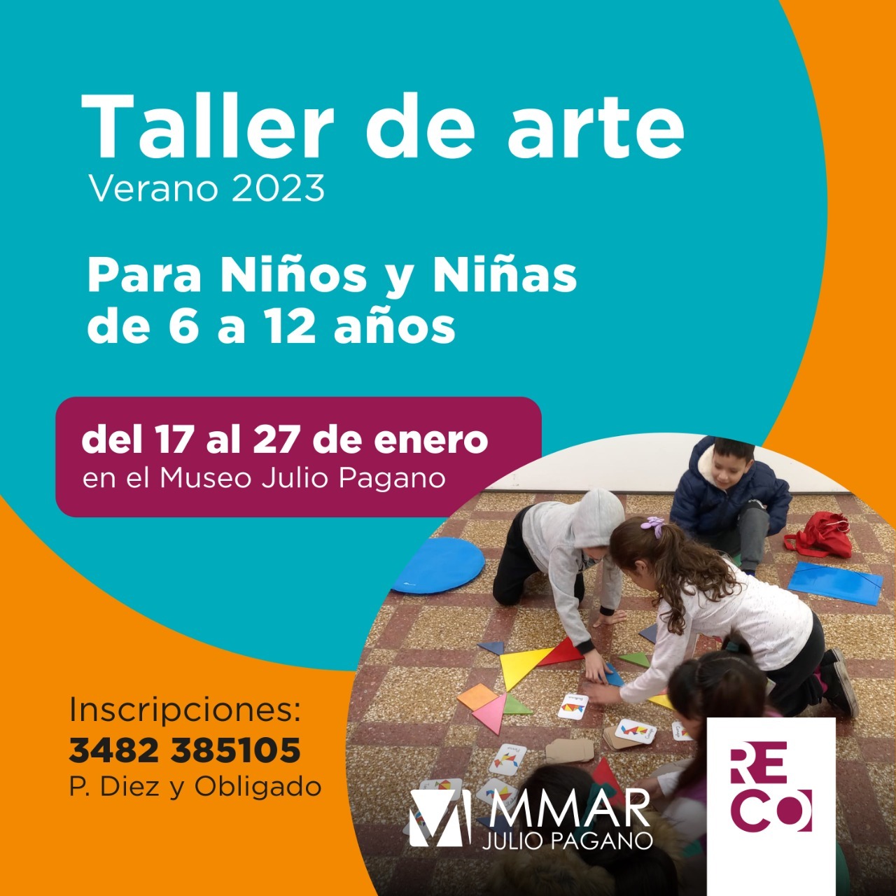 Verano 2023: Taller de Arte para Niños y Niñas