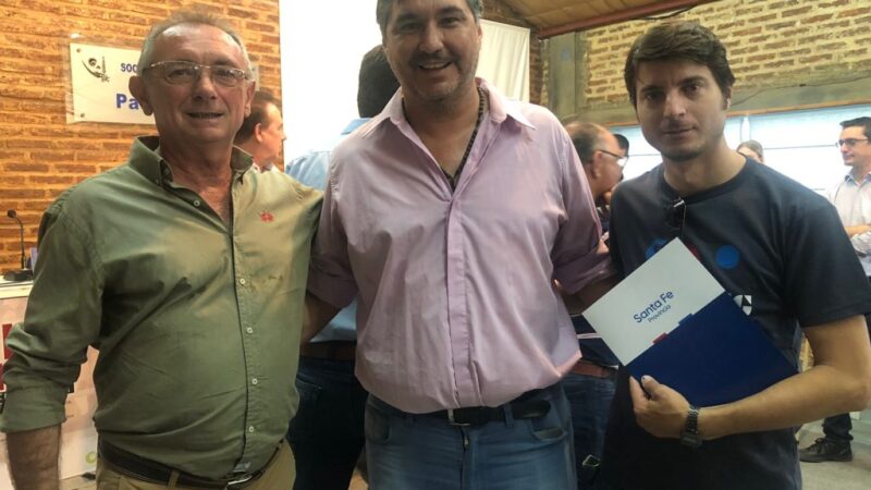Avellaneda junto a productores afectados por la sequía