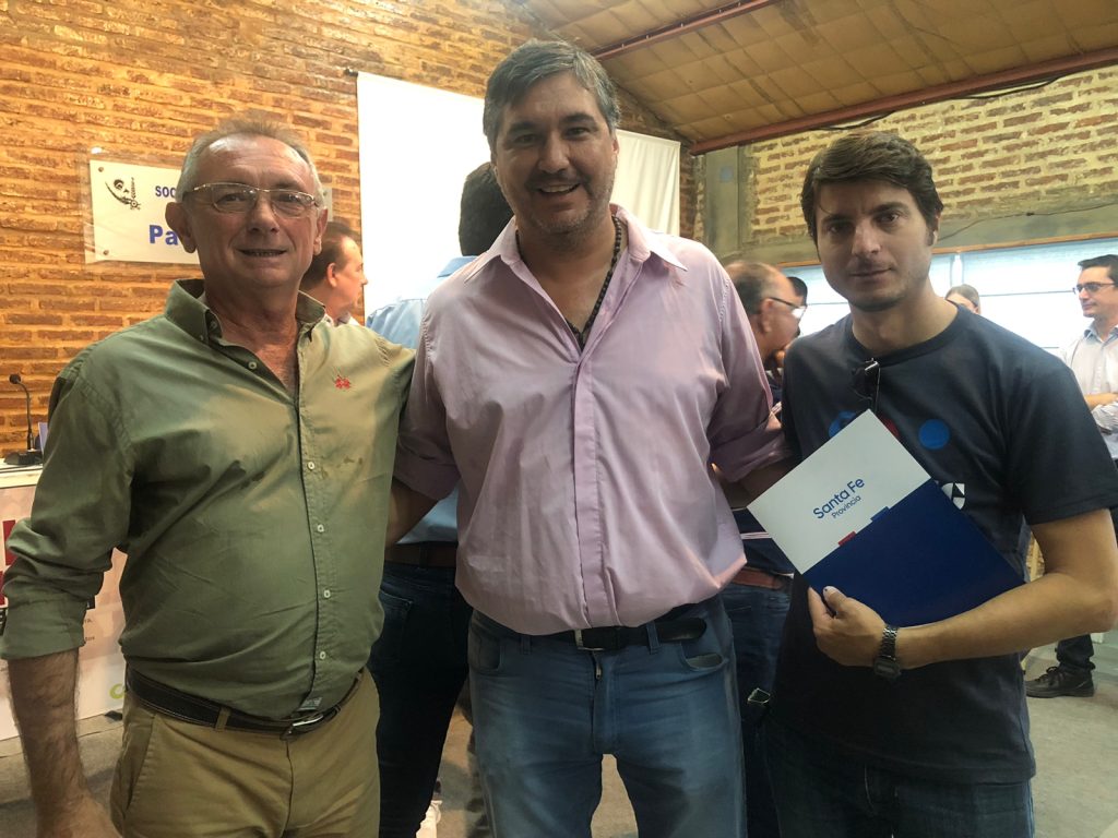 Avellaneda junto a productores afectados por la sequía
