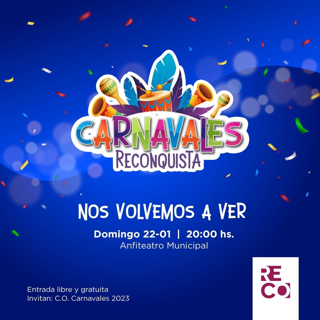 Fiestas | Presentan los carnavales 2023 en Reconquista