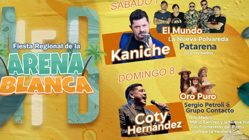 Se viene la Fiesta de la Arena Blanca