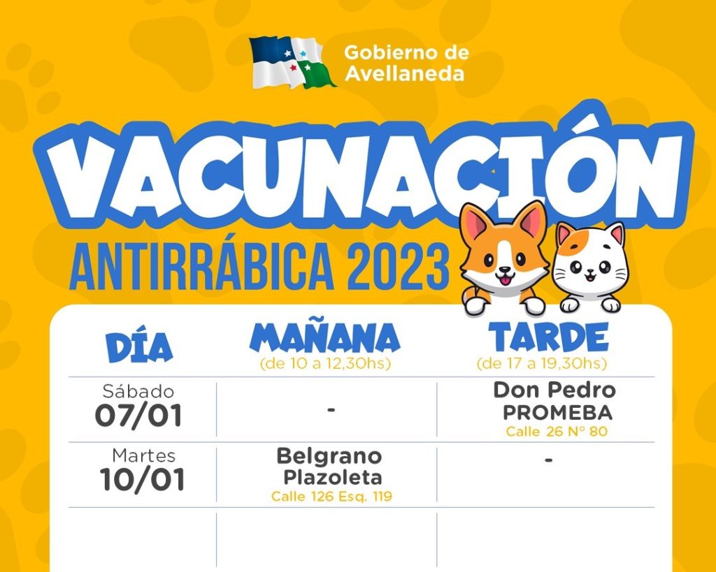 Jornada de vacunación antirrábica en el PROMEBA