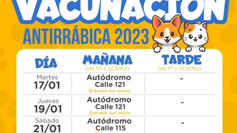 SERVICIOS | Campaña de vacunación antirrábica