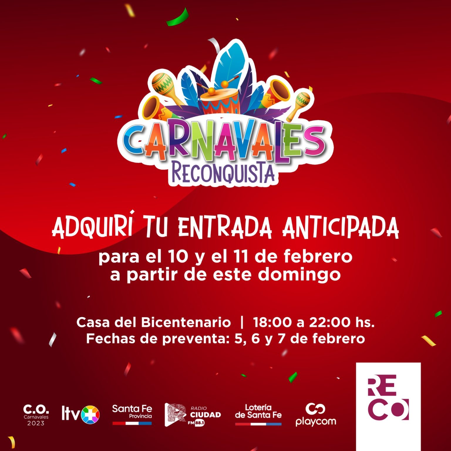 Carnavales 2023: comprá tu entrada a partir del Domingo