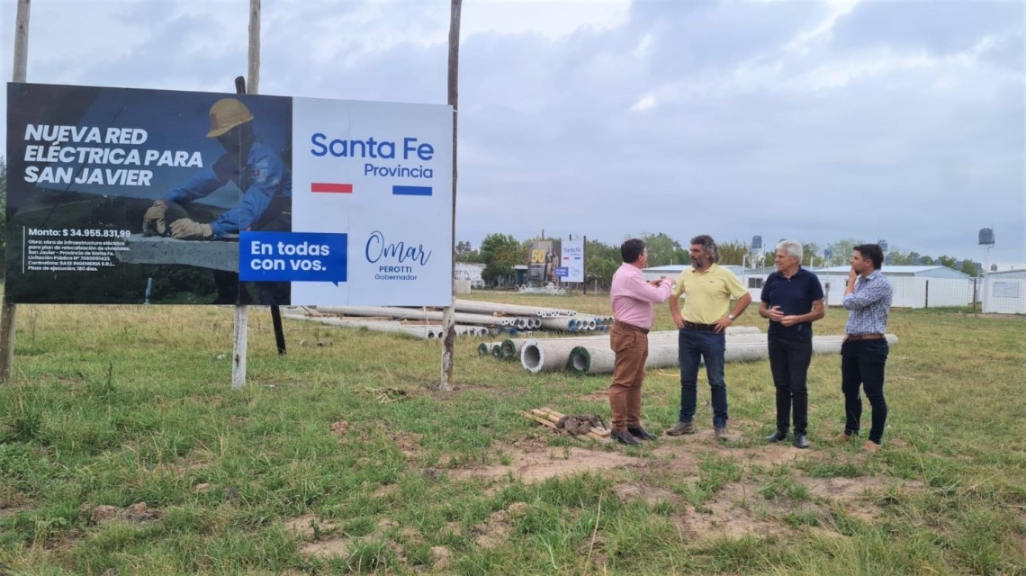 La EPE ejecuta obras en el Departamento San Javier