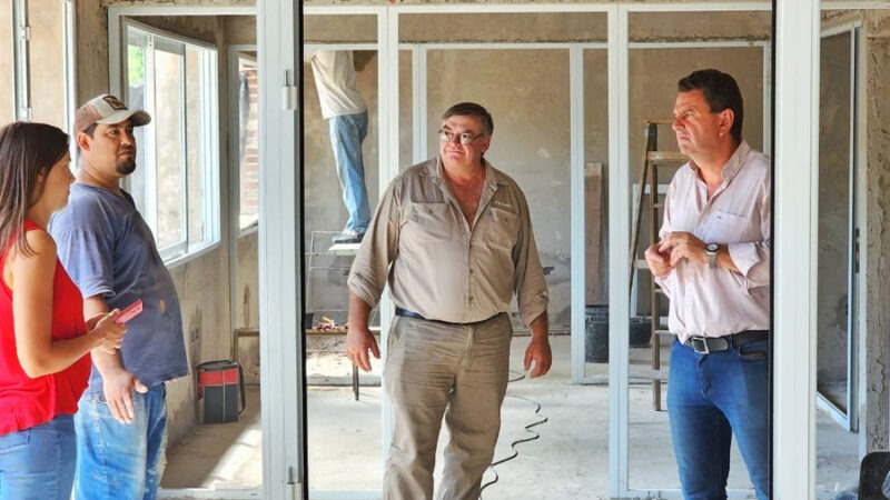 Avanzan en Malabrigo las obras públicas e infraestructura