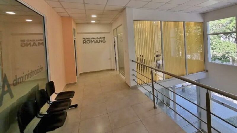 Mejoras edilicias en la Municipalidad de Romang