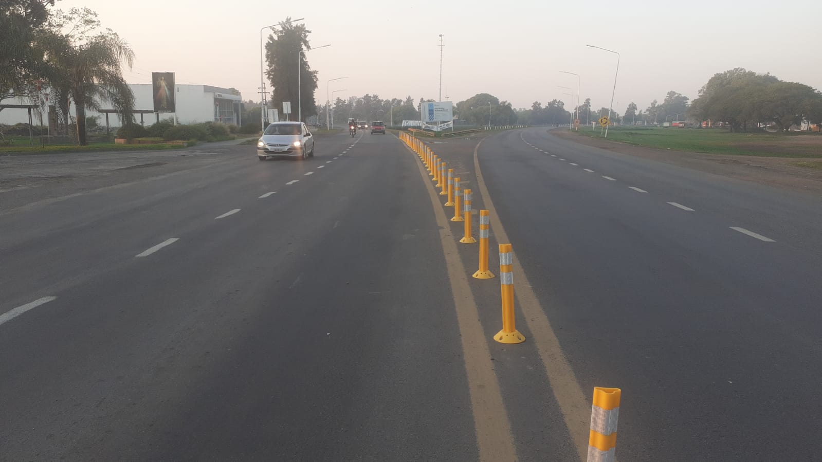 Nuevas medidas de seguridad vial en el acceso sur de Reconquista