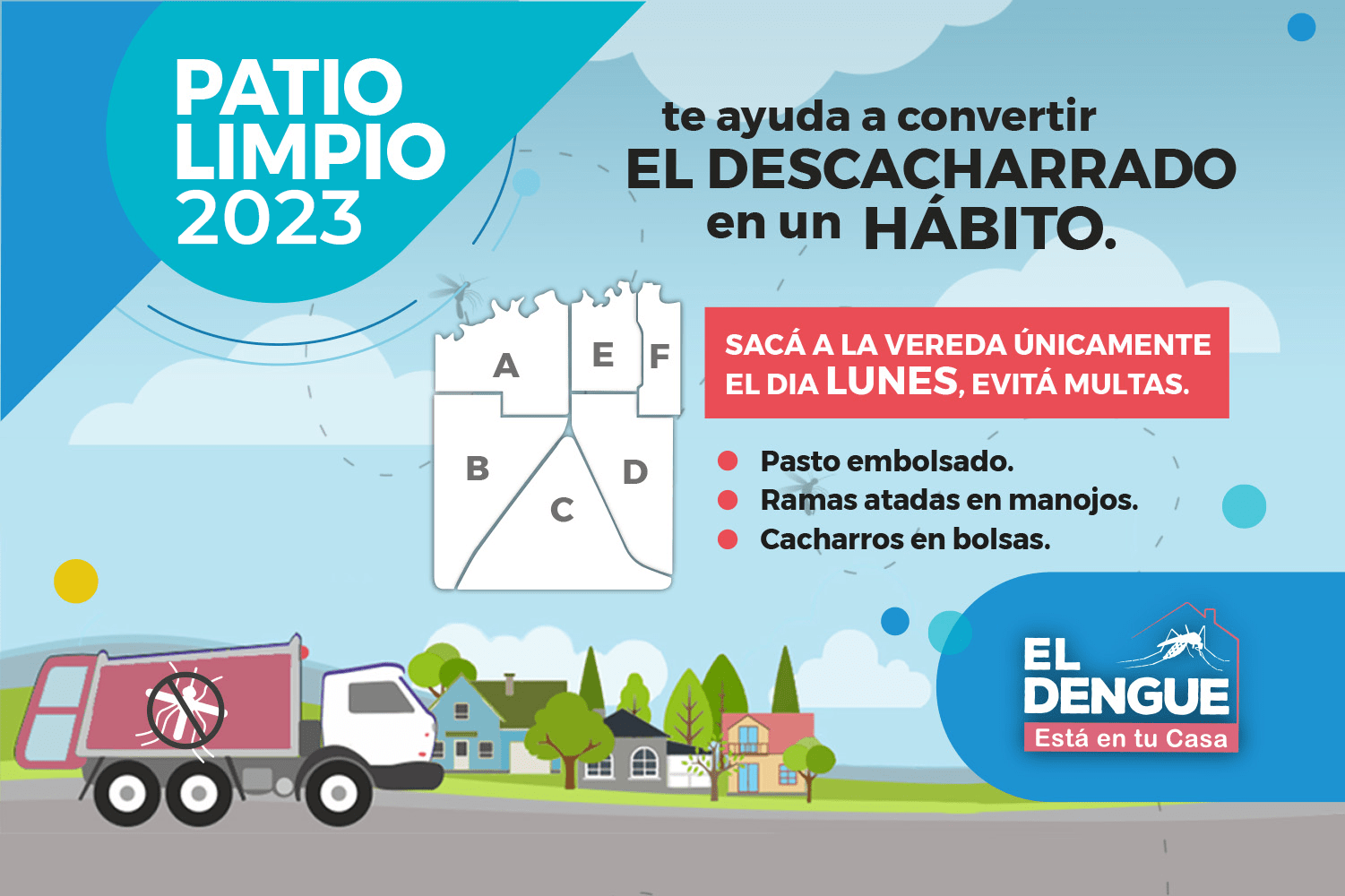 Lunes 20 de febrero: Patio Limpio en Zona C