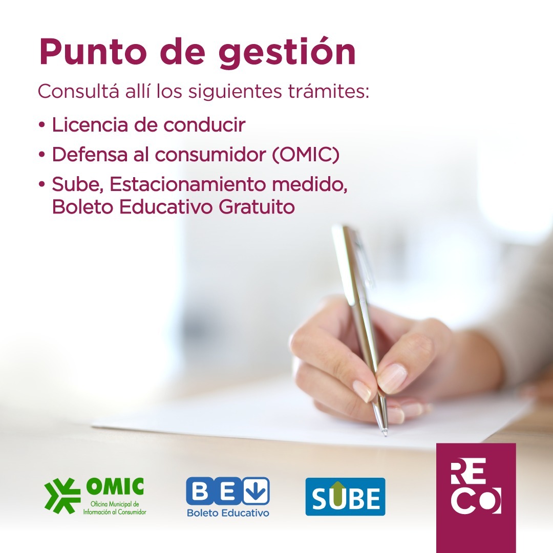 SERVICIOS | Punto de Gestión esta semana en plaza 25 de Mayo