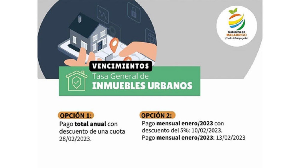 Malabrigo | Vencimientos de Tasa General de Impuestos Urbanos