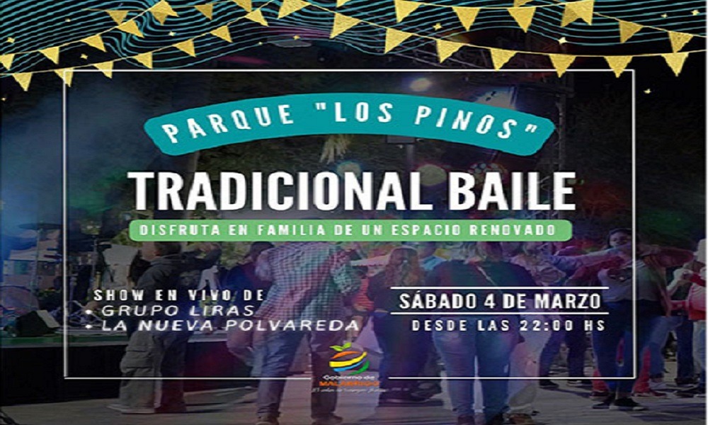 Preparan el tradicional baile en el Parque Los Pinos de Malabrigo