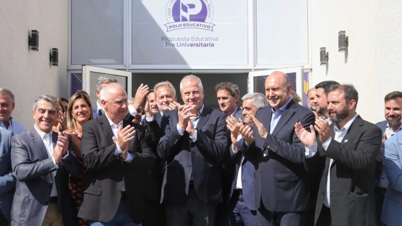 Santa Fe | Perotti inauguró polo educativo Puerto San Martín UNR