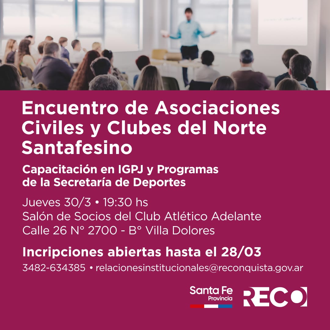 Reconquista | Encuentro de Asociaciones Civiles y Clubes