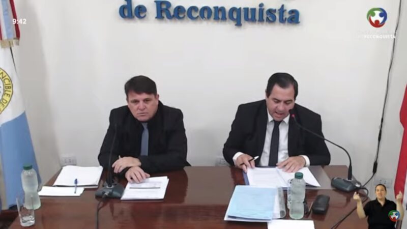 Reconquista | Vallejos inaugura el período de sesiones del Concejo