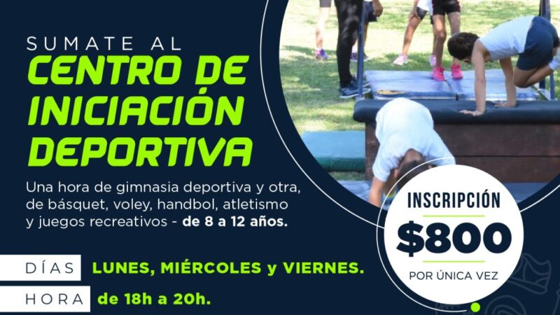 Avellaneda| Inscriben para el Centro de Iniciación deportiva