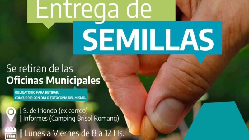 Romang | Entregan kits de semillas para huertas familiares