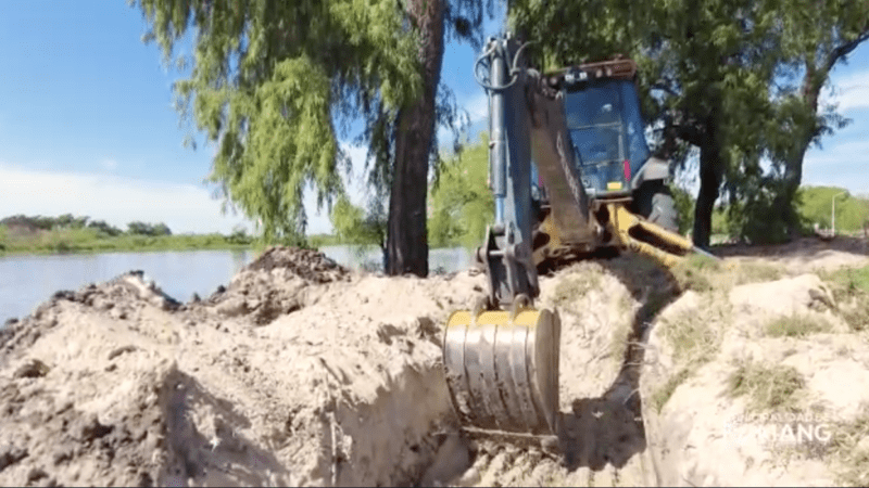 Romang | Construyen la costanera del camping Brisol