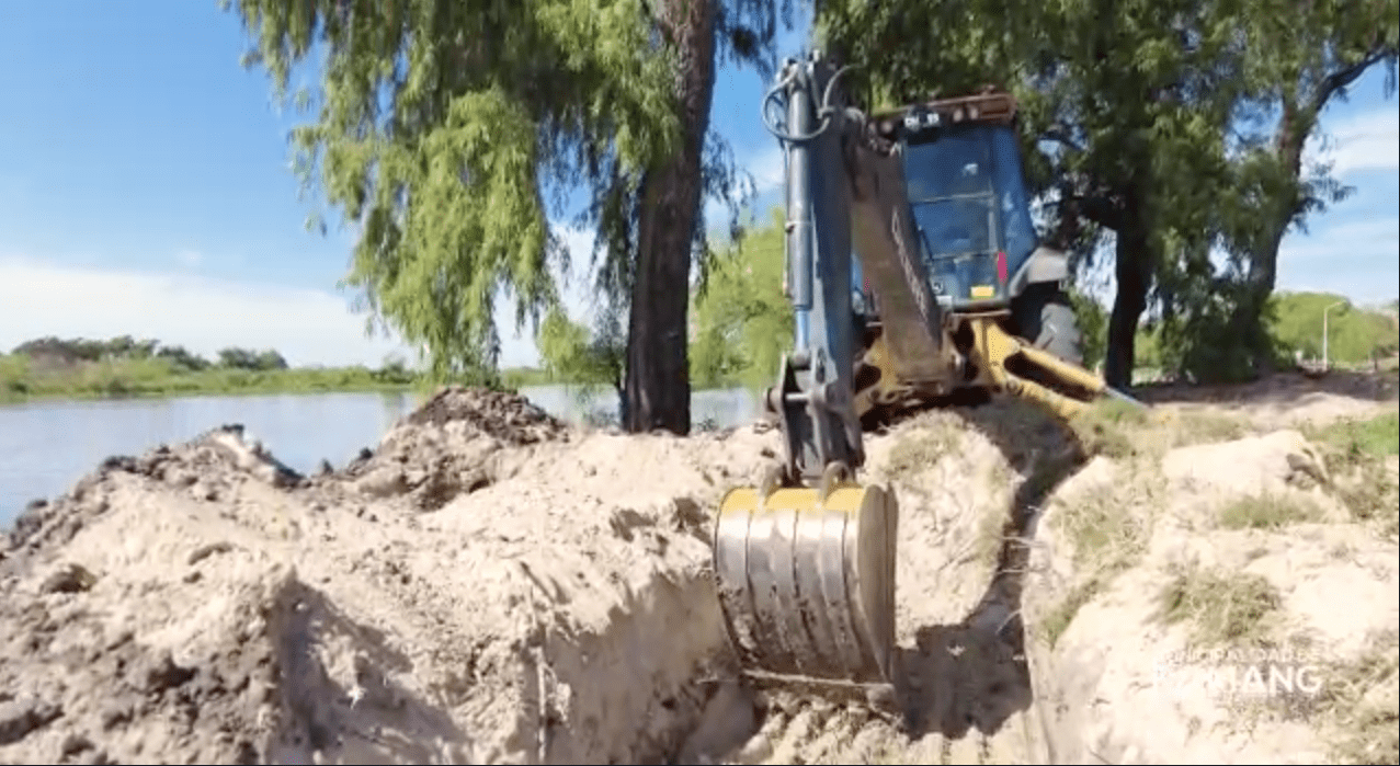 Romang | Construyen la costanera del camping Brisol