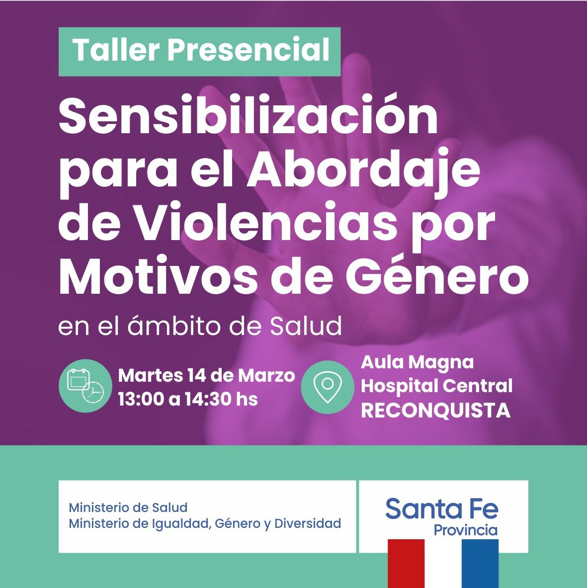 Reconquista| Taller sobre violencias de género en salud