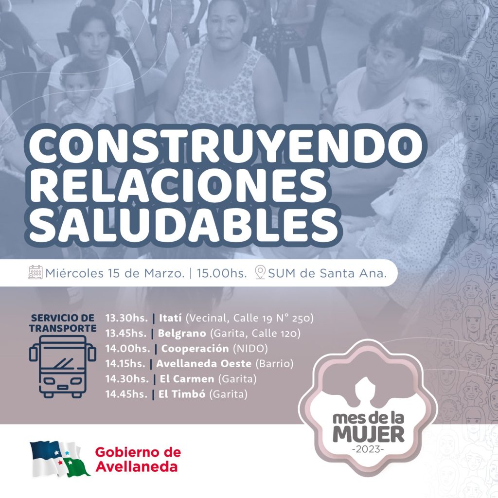 Avellaneda | Construyen relaciones saludables en zona rural