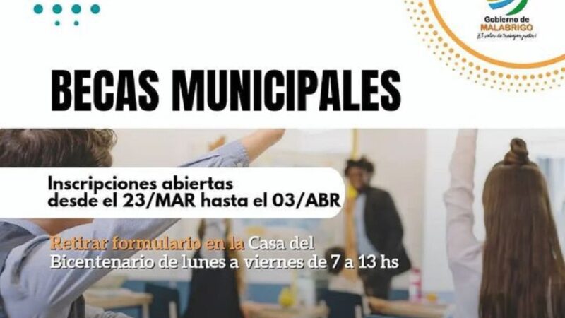 Malabrigo| Inscriben para becas municipales 2023