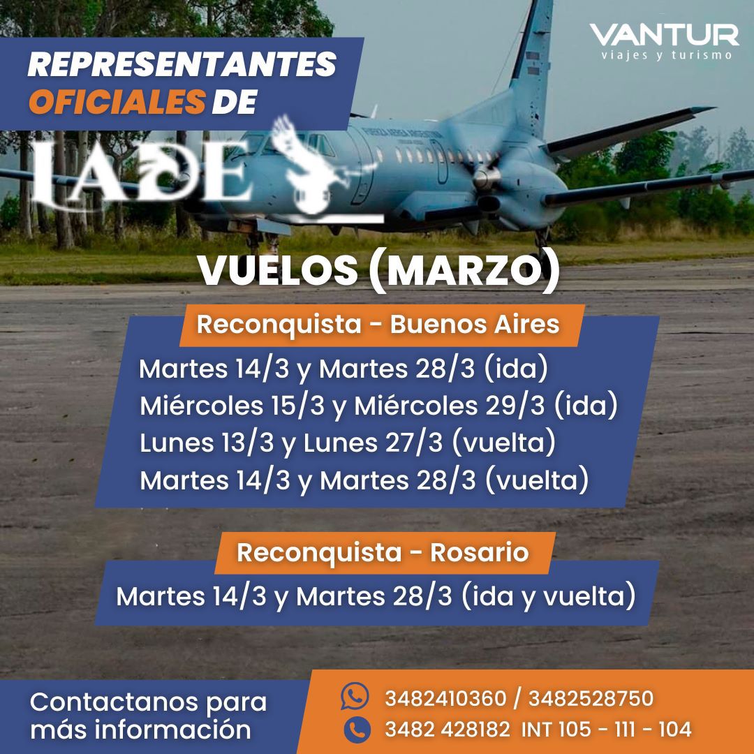 Reconquista| Mirá donde comprar pasajes aéreos a Buenos Aires