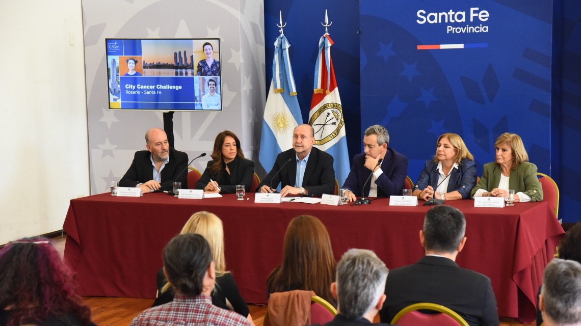 Santa Fe | Perotti firmó convenio con City Cáncer Challenge