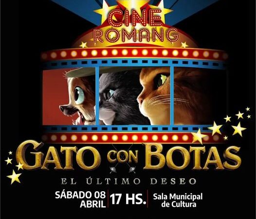 Romang| Proyectan la película Gato con botas: el último deseo
