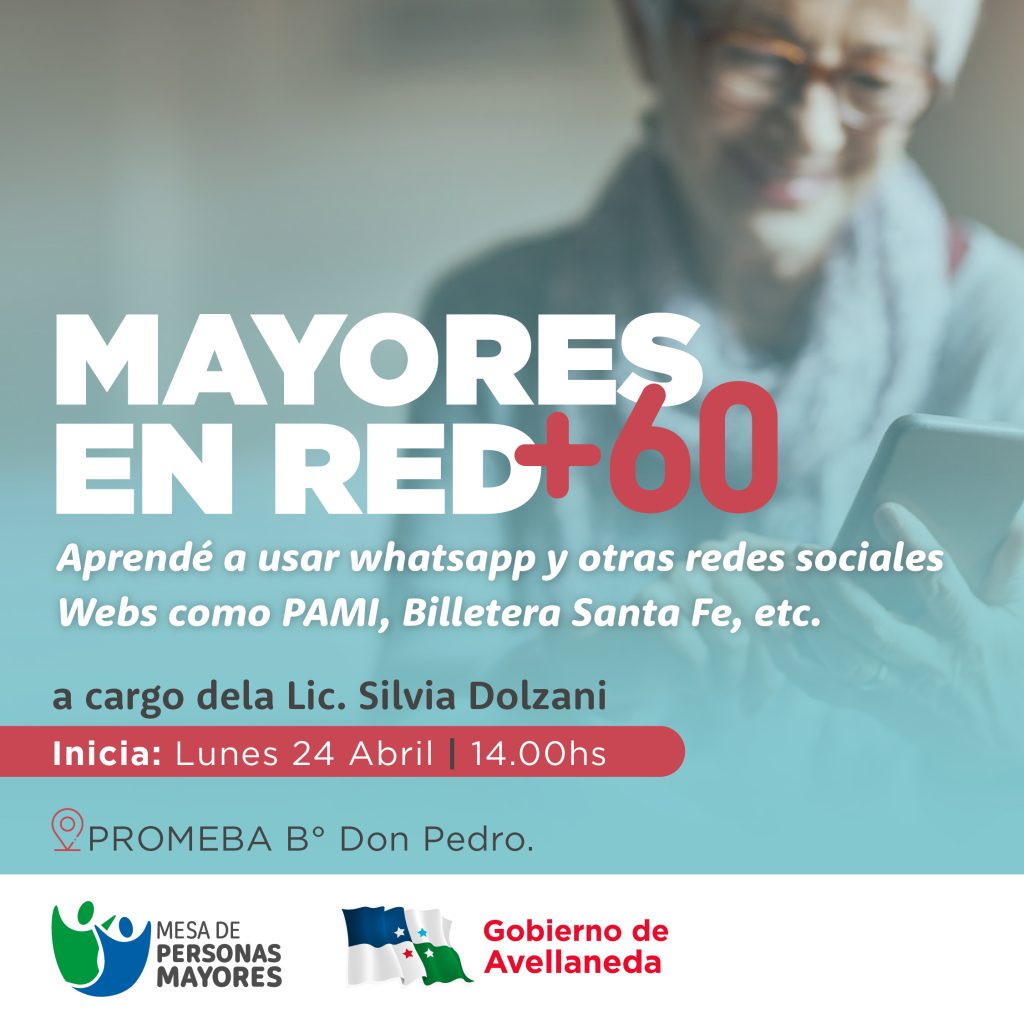 Avellaneda | Mayores en RED + 60 en Barrio Don Pedro