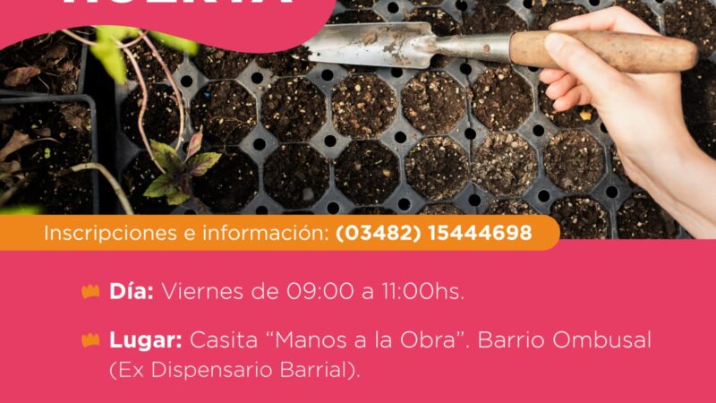 Reconquista| Mirá los talleres que dicta el gobierno en tu barrio