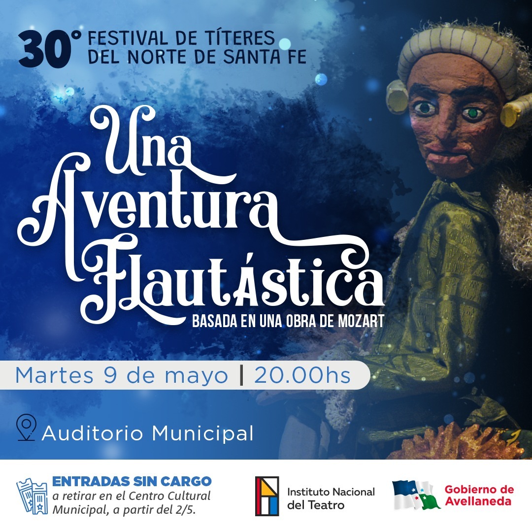 Avellaneda | Llega La obra de títeres “Una aventura flautástica”