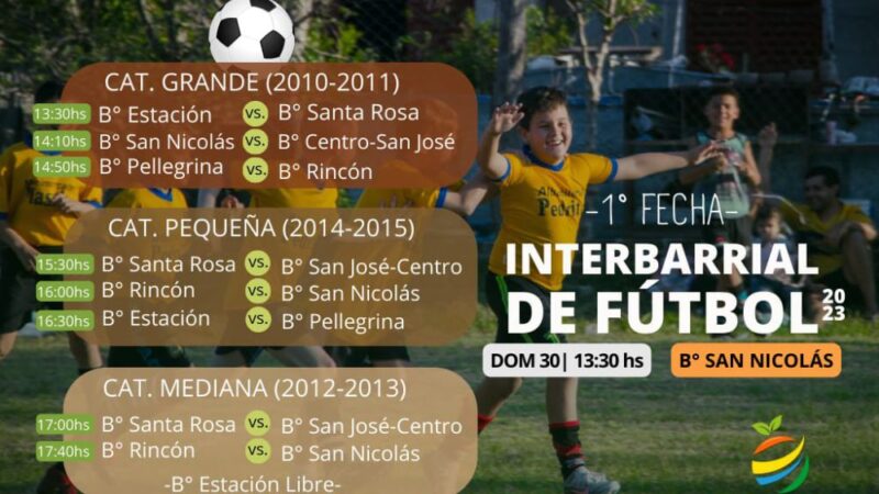 Malabrigo | Se viene el Interbarrial de Fútbol 2023