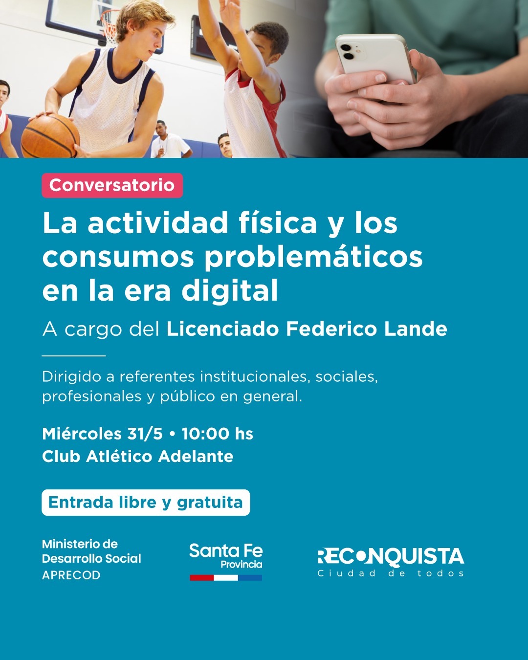 Conversatorio “Actividad física y consumos en la era digital”