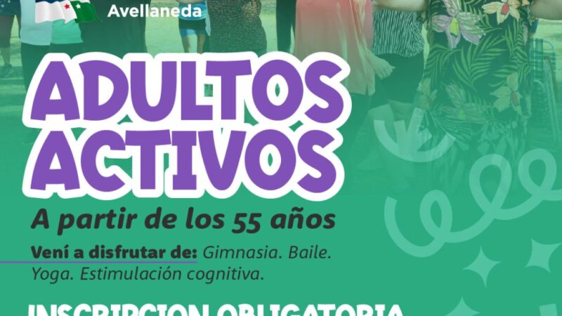 En Avellaneda Inscriben para el programa “Adultos activos”