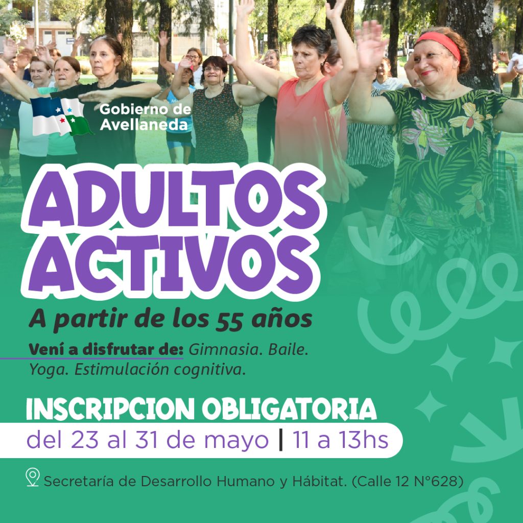 En Avellaneda Inscriben para el programa “Adultos activos”