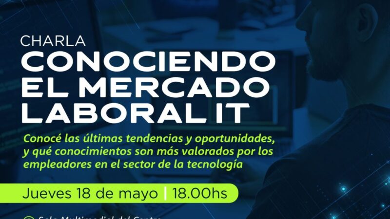 Avellaneda| Charla»Conociendo el mercado laboral IT»