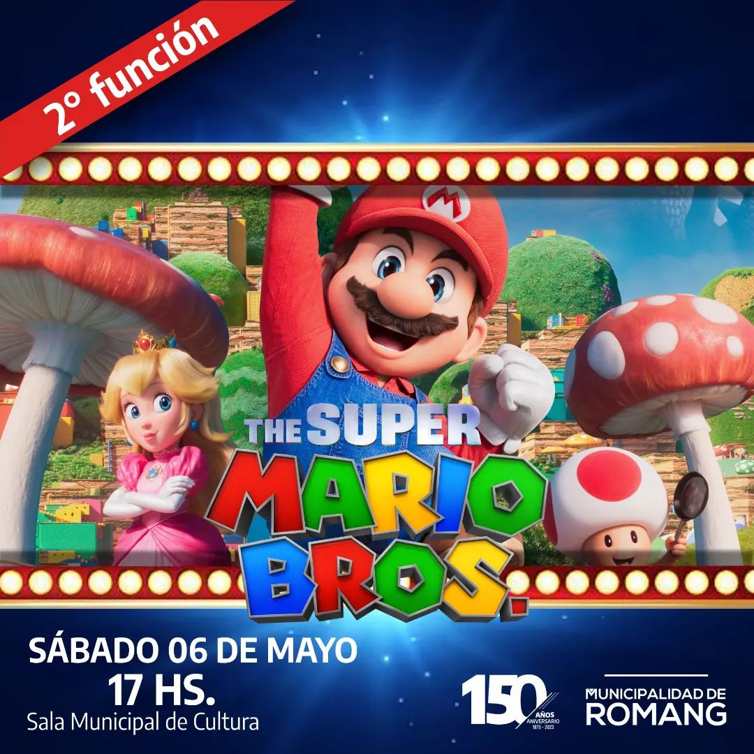 Romang| Proyectan SUPER MARIO BROS, la película