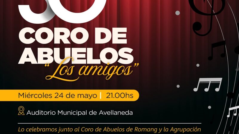 El Coro de abuelos “Los amigos” celebra sus 30 años en el Auditorio